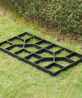 2 Pack Outdoor Pavement Molds For DIY Cement Stepping Stones Walkway Maker Patio Path Pavers Reusable on lawn