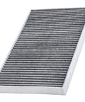 Activated Carbon Cabin Air Filter Replacement for Audi A4 A5 A6 A7 A8 shown from an angle, designed for 2017 to 2025 models