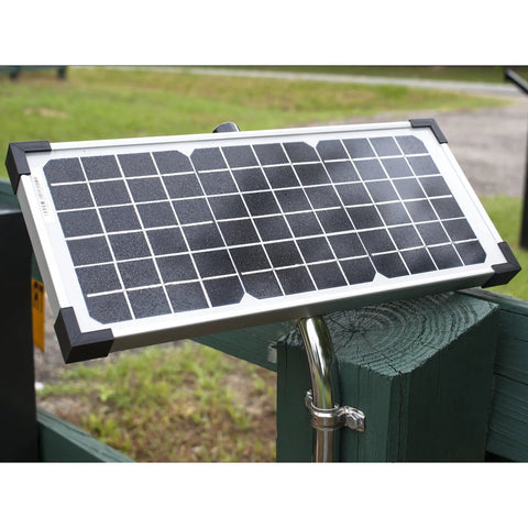 10 watt solar panel from Heavy Duty Solar Dual Automatic Gate Opener Kit For Swing Gates Up To 20 Feet With 10 Watt Solar Panel Included