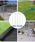 U Shape Drip Irrigation Stakes Pack Of 150 Heavy Duty Galvanized Garden Staples 6 Inch Rust Resistant Landscape Stakes for securing landscape fabric, fences, and hoses.