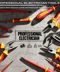 All In One Insulated Electrician Tool Set Pro Grade Workhorse For Electricians 1000V VDE Certified Screwdrivers Voltage Tester Pliers