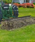 72 Inch 3 Point Tractor Rake For Pine Straw Needle Rake And Lawn Debris Tow Behind Landscape Attachment With Cat 1 Hitch