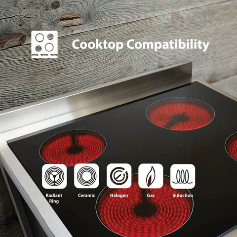 9.5 Inch Diamond Coated Nonstick Fry Pan Induction Ready Aluminum Skillet Oven Safe To 500 F Dishwasher Safe Gray on cooktop