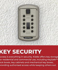 AccessPoint 001414 KeySafe Slimline Push Button Key Lock Box For Permanent Key Storage No Fuss Easy Access 2 Keys Clay Beige