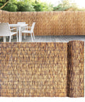 Natural Reed Fencing Roll Bamboo Privacy Screen for Patio Balcony Garden and Yard Outdoor Privacy Fence Roll Decorative Reed Screen