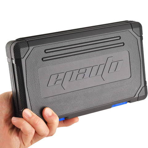 40 Piece One Quarter And Three Eighth Inch Drive Socket Set With 72 Tooth Reversible Ratchet Hardened Cr V in durable case