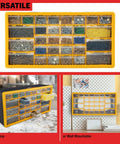 30 Drawer Plastic Small Parts Organizer Yellow Desktop Or Wall Storage For Hardware, Crafts, Garage Or Classroom