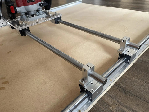 Heavy Duty Wood Router Sled Flattening Mill Jig For Large Slabs Up To 1500x1500mm Pro Grade Slab Flattening System with precision alignment