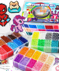 32000 Fuse Beads Kit with 32 colors and 6 pegboards for kids ages 5 and up, complete arts and crafts set with colorful beads and patterns