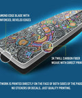 Design details of Sting Plus Dragon Boat Paddle For Dope Racing, Adjustable Carbon Fiber 3K Build, Ultra Lightweight 20 Oz.