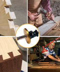 Badass Premium Wheel Marking Gauge For Woodworking Hella Precise Dovetail Scribe Cutter used on wood joints.