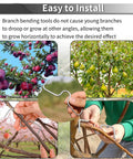 Open Angle Branch Pullers Set For Fruit Trees 100 Pack With 4.4 Inch And 3.4 Inch Branch Spreader Tools on apple branches