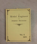 Front cover of a cream-colored book titled The Model Engineer and Amateur Electrician, Vol. 6, 1902.