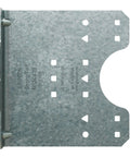 MSSC 4.25 R50 Galvanized Steel Stud Clip 12 Gauge 50 Count with Prepunched Holes for Quick and Accurate Framing