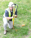Arborist using Pro Grade Arborist Throw Line Launcher Starter Kit With Dual Poles Launches Bags Up To 150 Feet Through Thick Canopies