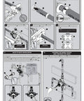 Installation instructions for Sentinel Mark II Pressure Balancing Diverter Shower Valve with crimp inlet connections.