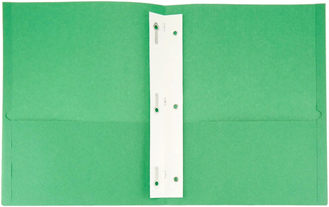 Legit Twin Pocket Folders With Strong Two Prong Fastener And Quick Business Card Slot Holds Letter Size Sheets In Fresh Assorted Colors For Zero Fuss Desk Sorting Solid Twenty Five Pack Keeping Your Files Neat And Ready For The Daily Grind