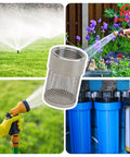 Garden Hose Inlet Strainer Filter G3/4 BSP For 3/4 Inch Pipe Fits 30mm Water Inlet, Suction Strainer for garden and irrigation use