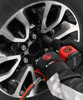 1/2 Inch Air Impact Wrench Packin 960 Ft Lbs Of Raw Torque For Heavy Duty Wheel Removal And Quick Tire Swaps Weighs Just 4.4 Lbs in use on a wheel.