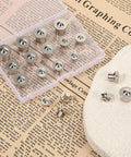 20 Piece Dowel And Tenon Center Pins Set For Woodworking Transfer Dowel Centering Plugs In 1/4 5/16 3/8 And 1/2 Inch Sizes Durable Stainless Steel