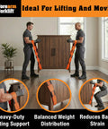 Two Person Moving Straps For Heavy Furniture And Appliances, Lifts Feel About Sixty Six Percent Lighter With Leverage, Ergonomic
