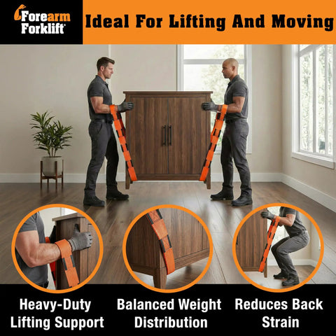 Two Person Moving Straps For Heavy Furniture And Appliances, Lifts Feel About Sixty Six Percent Lighter With Leverage, Ergonomic