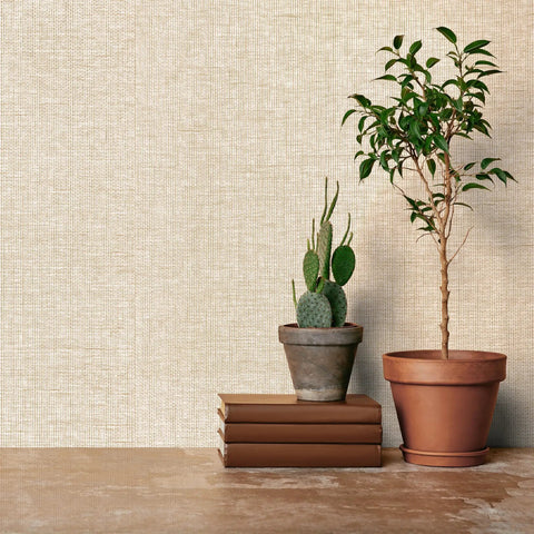 Grasscloth Wallcovering With Natural Paper Weave In Light Brown For A Modern Feature Wall In Living Room Or Bedroom 36 Inch Wide By 8 Yard