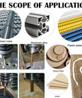 Scope of application for Heavy Duty Six Piece Titanium Coated Twist Drill Bit Set For Wood Metal Plastic Drilling.