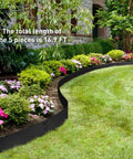 No Dig Metal Landscape Edging That Ends Mess Easy Install Rust Resistant Galvanized Steel Garden Border 39 By 10 Inches