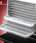 Interior view of Huge Commercial Food Dehydrator Built Solid With Stainless Steel Trays and Advanced Digital Controls.