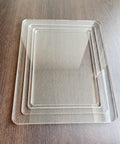 Clear plexiglass template for Shop Grade Router Table Insert Plate With Rabbet Cutout Template Kit, 11.75x9.25 inch.