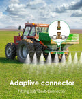 Ten Nozzles Metal Sprayer Boom Wand With Three Eighth Inch Brass Barb Up To 55.1 Inches Long Heavy Duty Rust Resistant Sprayer attached to tractor for irrigation
