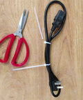 Heavy Duty 4 Inch Cable Ties 500 Pack With 40 Lbs Tensile Strength UV Resistant Self Locking Nylon Zip Ties holding cable