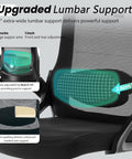 Ergonomic Office Chair With 400 Lb Weight Capacity, Ultra Comfy, Adjustable Lumbar Support, Breathable Mesh, highlighted