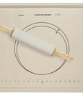 Collapsible Pastry Cloth With Wooden Frame And Rolling Pin Cover Nonstick 20 Inch By 20 Inch Keeps Dough Rolling Smoothly