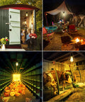Solar Powered Pendant Lights For Indoor And Outdoor Use With Remote And Pull Cord Waterproof Metal Shed Light For Garage Barn Patio Chicken Coop Greenhouse Storage On Off Switch Easy Install No Fuss in diverse settings