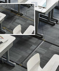 Classroom with 30Ft Floor Cord Cover And Cable Protector For Home Office, Flexible PVC Cable Management System in use