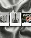 Heavy Duty 10 Pack M8 X 25mm Stainless Steel T Slot Bolts For Roof Rack Cross Bars showcasing bolt detail and installation in T track