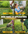 Cordless Hedge Trimmer Compatible With 20V Max Battery 22 Inch Electric Bush Trimmer With Dual Action Blade Five Eighth Inch Cutting Capacity Lightweight Shrub Trimmer For Yard Work Tool Only in various yard applications