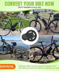 Plug-and-Play 750W Mid Drive Ebike Conversion Kit with VD03 Display on various bikes