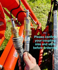 Pro Grade Hydraulic Quick Coupling Pressure Decompression Relief Tool One Quarter Inch 5675 Ag Pioneer Style Relieves Pressure Safely From Hoses Includes Male And Female Couplings Fits Kubota John Deere And Other Compact Tractors