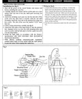 Assembly instructions for Monterey Two Light Outdoor Antique Brass Finish Solid Brass Wall Lantern With Clear Beveled Glass.