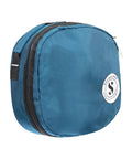 Denim Blue Dive Bag For Scuba Gear With Top Handle, Durable Waterproof Fabric, Easy Access YKK Zippers, External Zip Pocket