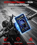 LCD display on 16 Inch Fat Tire Electric Bike For Adults And Teens With Peak 1500W Power, 65 Mile Range, 48V 15.6Ah Battery