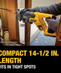 20V Max XR Cordless Reciprocating Saw Brushless Compact Design With 2.5x More Runtime Variable Speed Pivoting Head in action