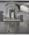 Stainless Steel Walking Seamer Groover For Concrete 8 By 8 Inch Slab Joint Groove Tool With Threaded Handle Socket
