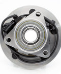 Front view of Front Wheel Hub And Bearing Assembly 515073 for Dodge Ram 1500 2002 2005 Standard Cab Replacement Part