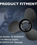 Fourteen And A Quarter By Twenty One Pitch Propeller For Aluminum Outboard Boat Replacement RH Rotation 15 Spline