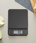 Glass Top Food Scale With Touch Controls 11 Lb Capacity Sleek Black Kitchen Scale For Chef Grade Precision Weighing