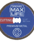 Max Life EZ506HP Premium Metal Cutting Wheel For Rotary Tools One And A Half Inch High Performance With Super Abrasive Grit